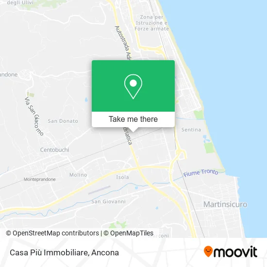 Casa Più Immobiliare map
