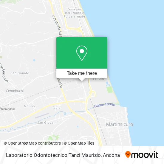 Laboratorio Odontotecnico Tanzi Maurizio map