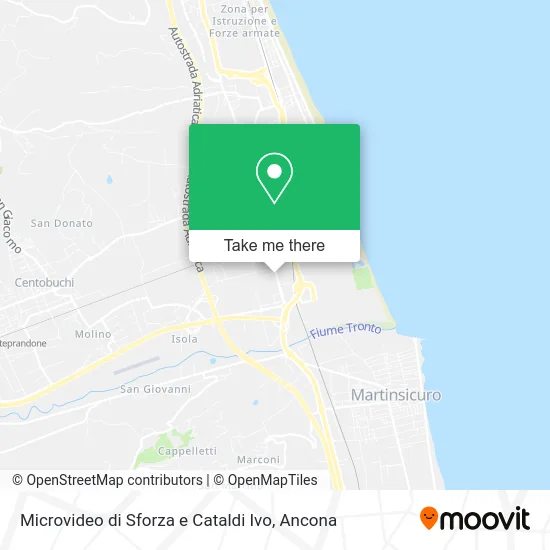 Microvideo by Sforza and Cataldi Ivo map