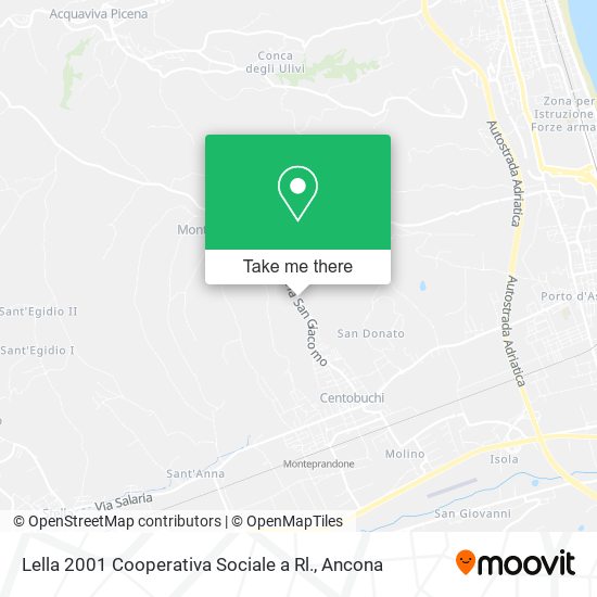 Lella 2001 Cooperativa Sociale a Rl. map