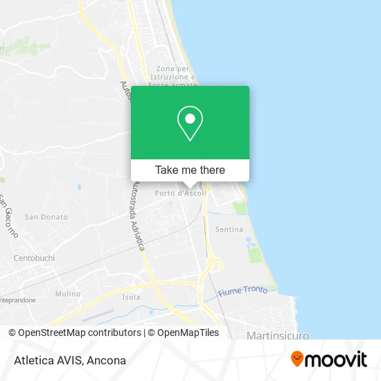 Atletica AVIS map