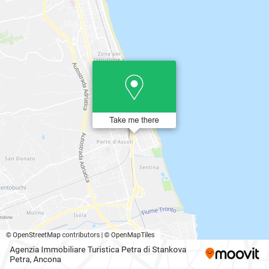 Agenzia Immobiliare Turistica Petra di Stankova Petra map