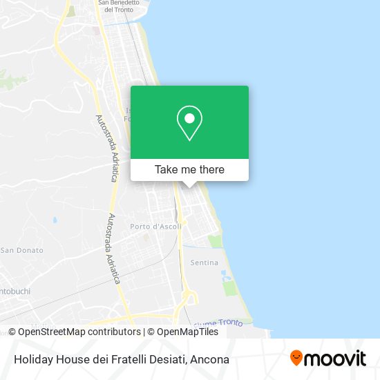 Holiday House dei Fratelli Desiati map