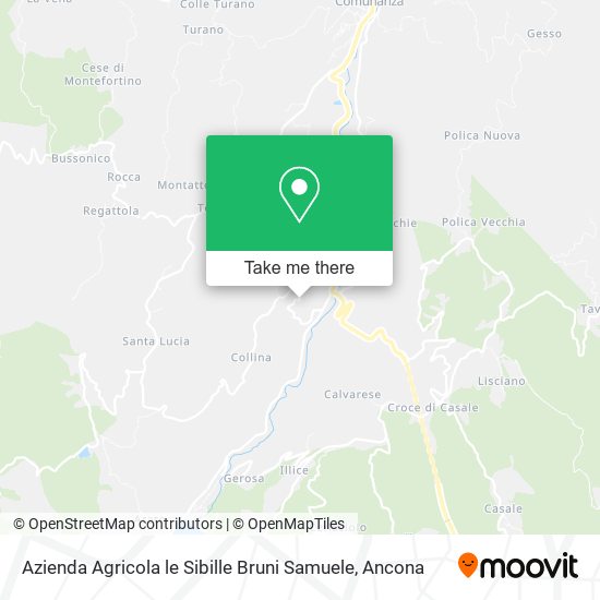 Azienda Agricola le Sibille Bruni Samuele map