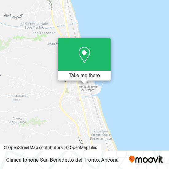 Clinica Iphone San Benedetto del Tronto map