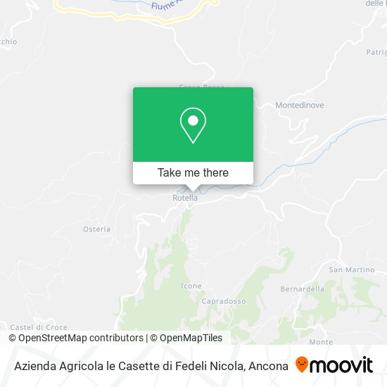 Azienda Agricola le Casette di Fedeli Nicola map