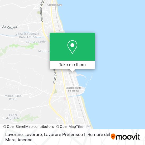 Lavorare, Lavorare, Lavorare Preferisco Il Rumore del Mare map