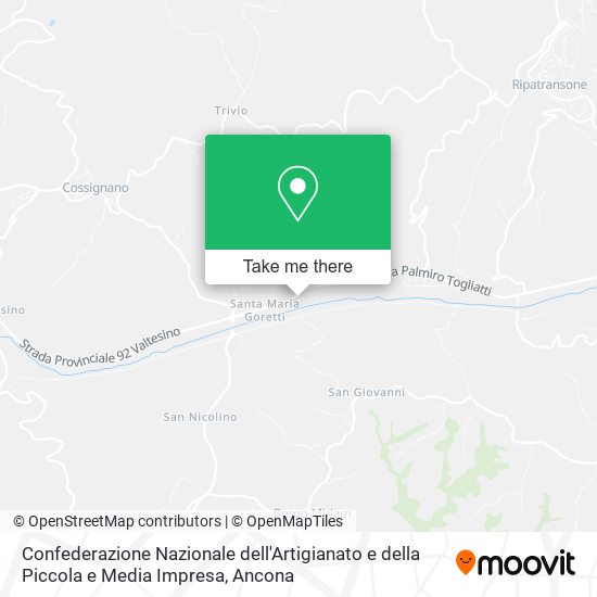 Confederazione Nazionale dell'Artigianato e della Piccola e Media Impresa map