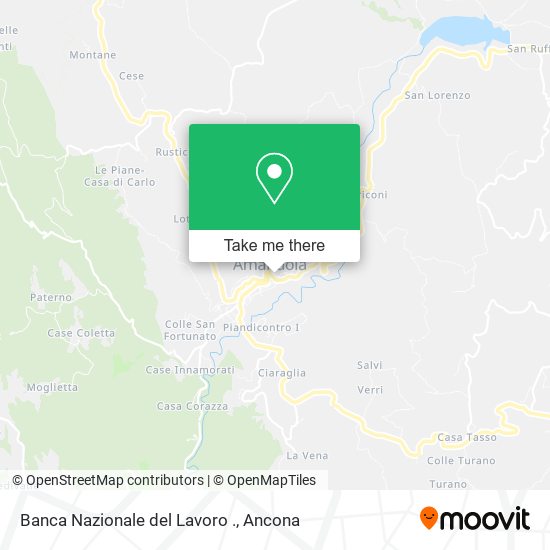 Banca Nazionale del Lavoro . map