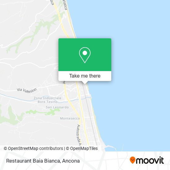 Restaurant Baia Bianca map