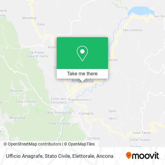 Ufficio Anagrafe, Stato Civile, Elettorale map