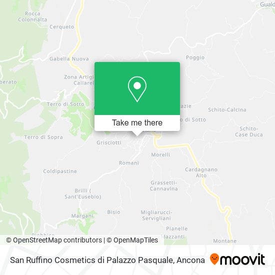 San Ruffino Cosmetics di Palazzo Pasquale map