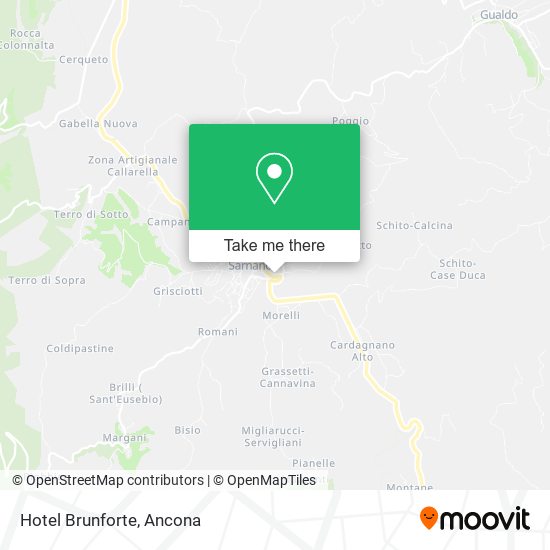 Hotel Brunforte map