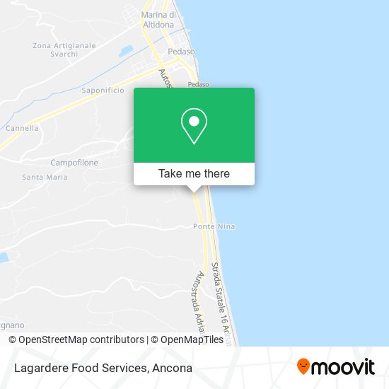 Lagardere Food Services map