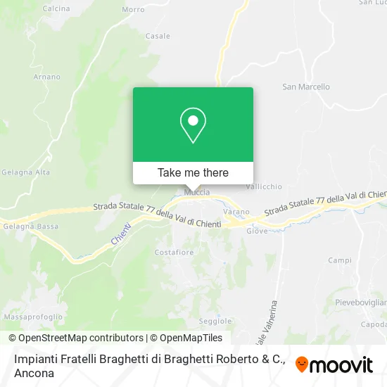 Impianti Fratelli Braghetti di Braghetti Roberto & C. map