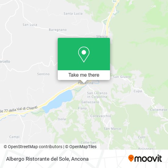 Albergo Ristorante del Sole map