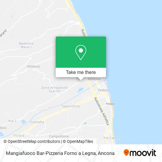 Mangiafuoco Bar-Pizzeria Forno a Legna map