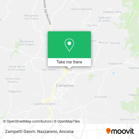 Zampetti Geom. Nazzareno map