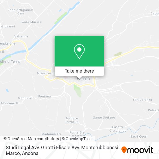 Studi Legal Avv. Girotti Elisa e Avv. Monterubbianesi Marco map