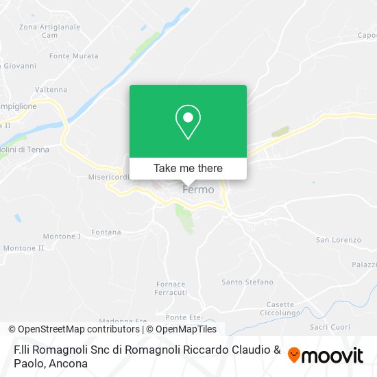 F.lli Romagnoli Snc di Romagnoli Riccardo Claudio & Paolo map