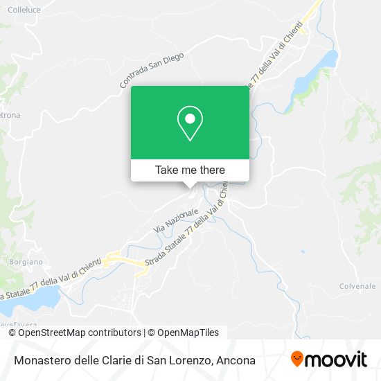 Monastero delle Clarie di San Lorenzo map