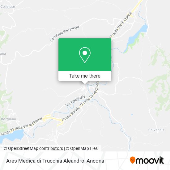 Ares Medica di Trucchia Aleandro map