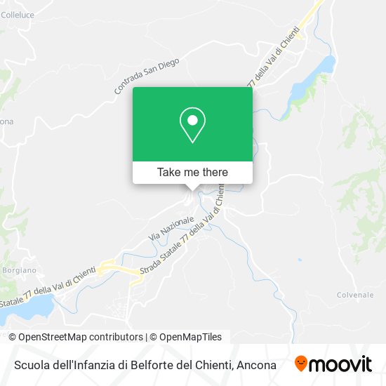 Scuola dell'Infanzia di Belforte del Chienti map