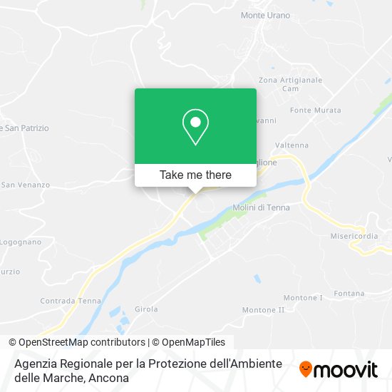 Agenzia Regionale per la Protezione dell'Ambiente delle Marche map