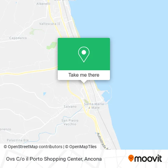 Ovs C / o il Porto Shopping Center map
