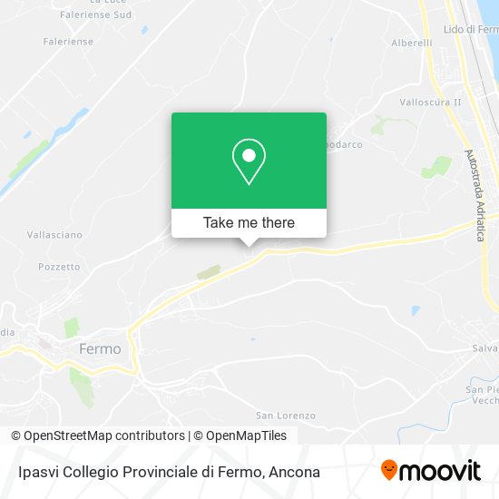 Ipasvi Collegio Provinciale di Fermo map