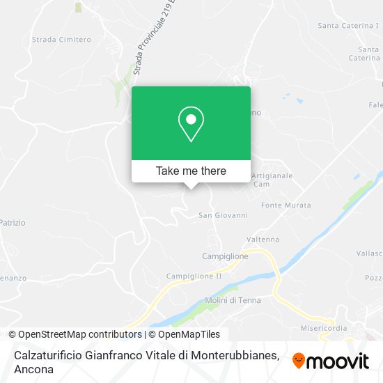 Calzaturificio Gianfranco Vitale di Monterubbianes map