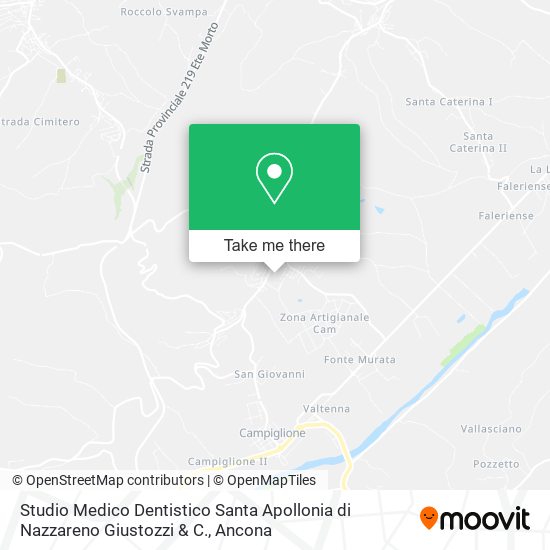 Studio Medico Dentistico Santa Apollonia di Nazzareno Giustozzi & C. map