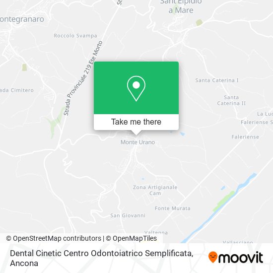 Dental Cinetic Centro Odontoiatrico Semplificata map