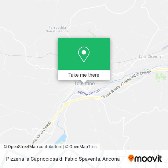 Pizzeria la Capricciosa di Fabio Spaventa map