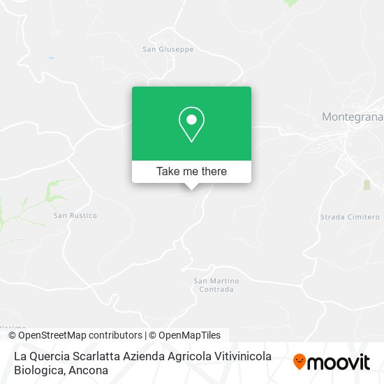 La Quercia Scarlatta Azienda Agricola Vitivinicola Biologica map