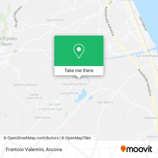 Frantoio Valentini map