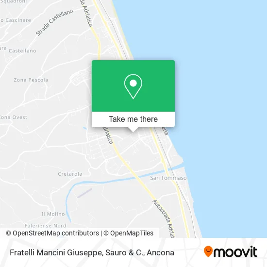 Fratelli Mancini Giuseppe, Sauro & C. map