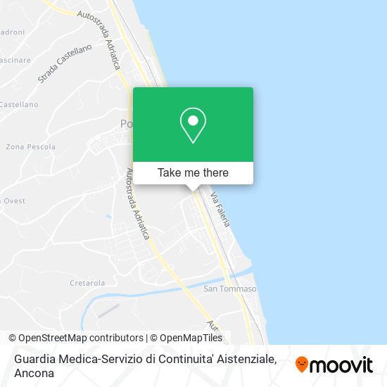 Guardia Medica-Servizio di Continuita' Aistenziale map