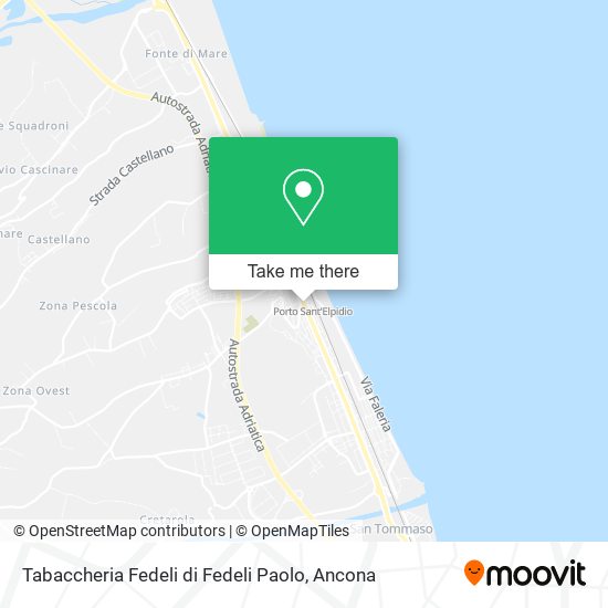 Tabaccheria Fedeli di Fedeli Paolo map