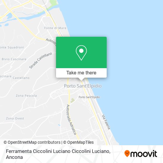 Ferramenta Ciccolini Luciano Ciccolini Luciano map