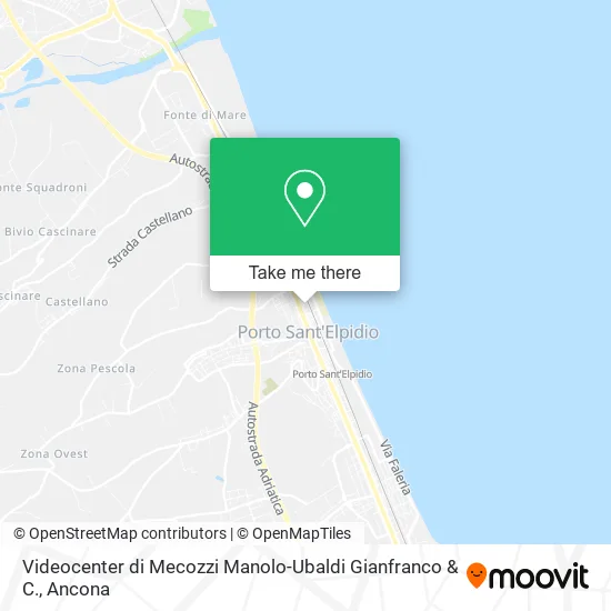 Videocenter di Mecozzi Manolo-Ubaldi Gianfranco & C. map