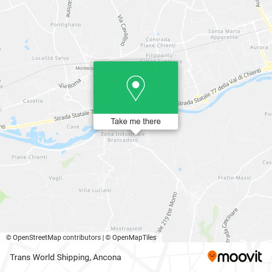 Trans World Shipping map