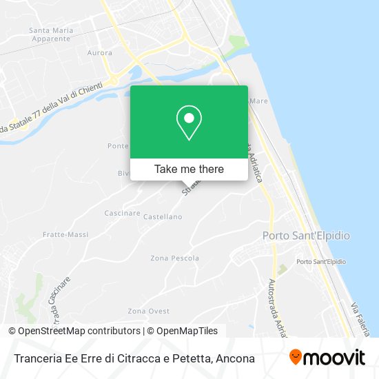 Tranceria Ee Erre di Citracca e Petetta map