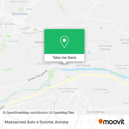 Massaccesi Auto e Scooter map