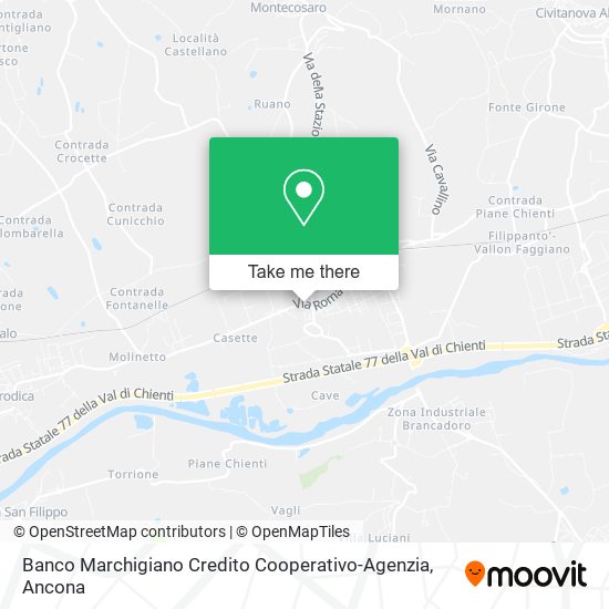 Banco Marchigiano Credito Cooperativo-Agenzia map