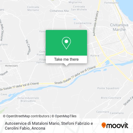 Autoservice di Mataloni Mario, Stefoni Fabrizio e Cerolini Fabio map