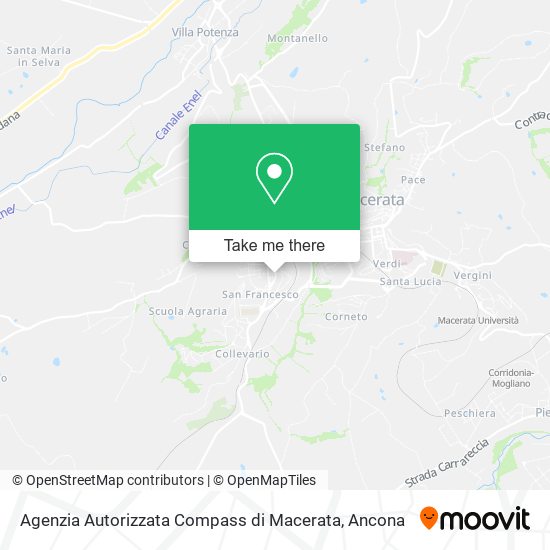 Agenzia Autorizzata Compass di Macerata map