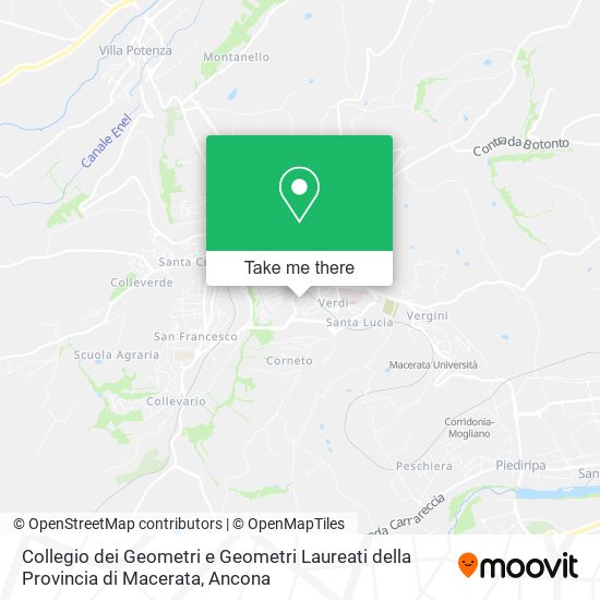 Collegio dei Geometri e Geometri Laureati della Provincia di Macerata map