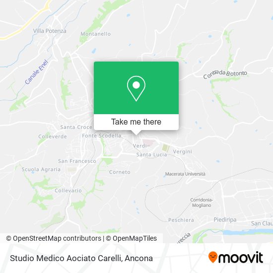 Studio Medico Aociato Carelli map