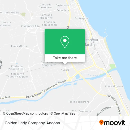 Golden Lady Company map